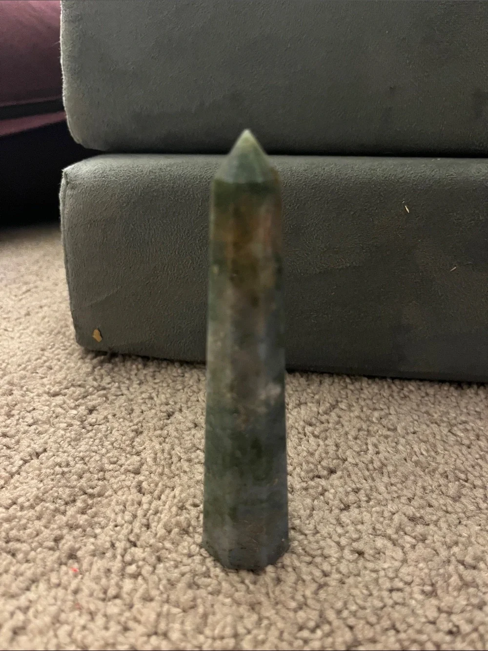 Green and White Crystal Tower Set